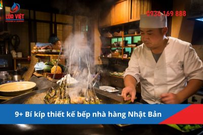 9+ Bí kíp thiết kế bếp nhà hàng Nhật Bản